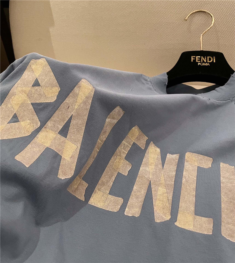 Ba1en*iaga new distressed short sleeve replica clothing sites