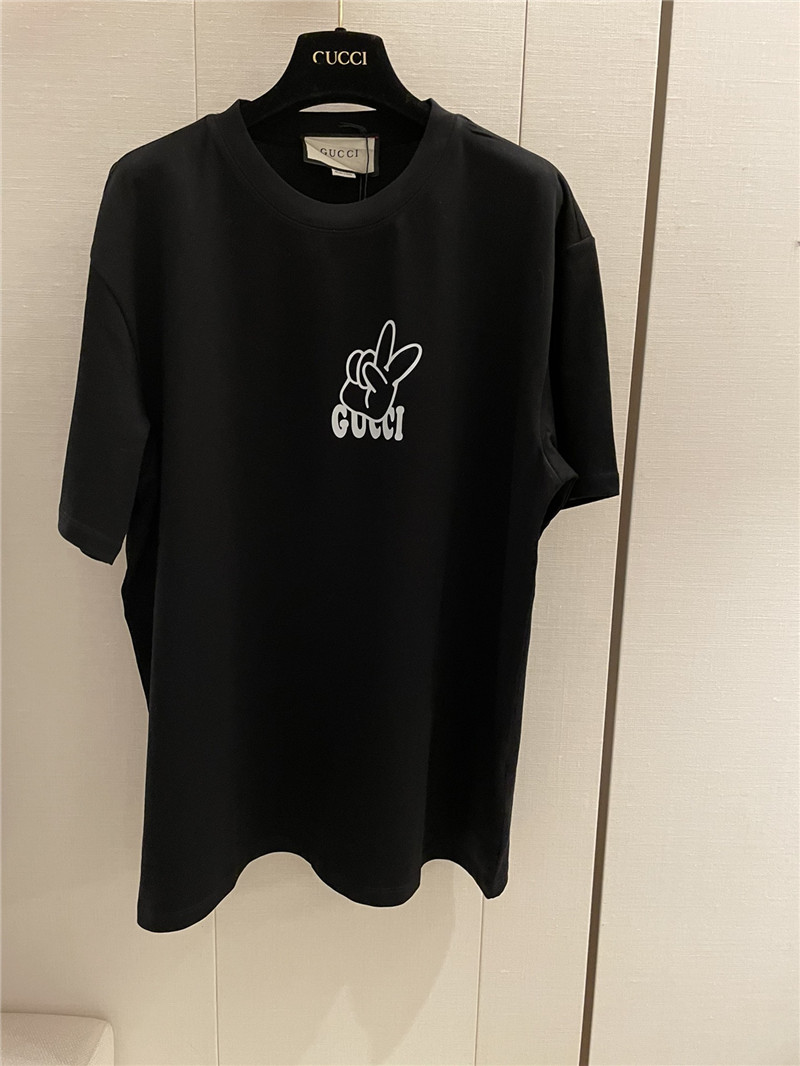 Gucci classic logo cotton short sleeve replica d&g clothing