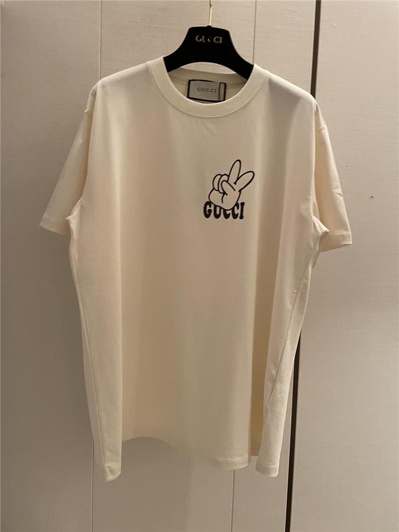 Gvc*1 classic logo cotton short sleeve replica d&g clothing