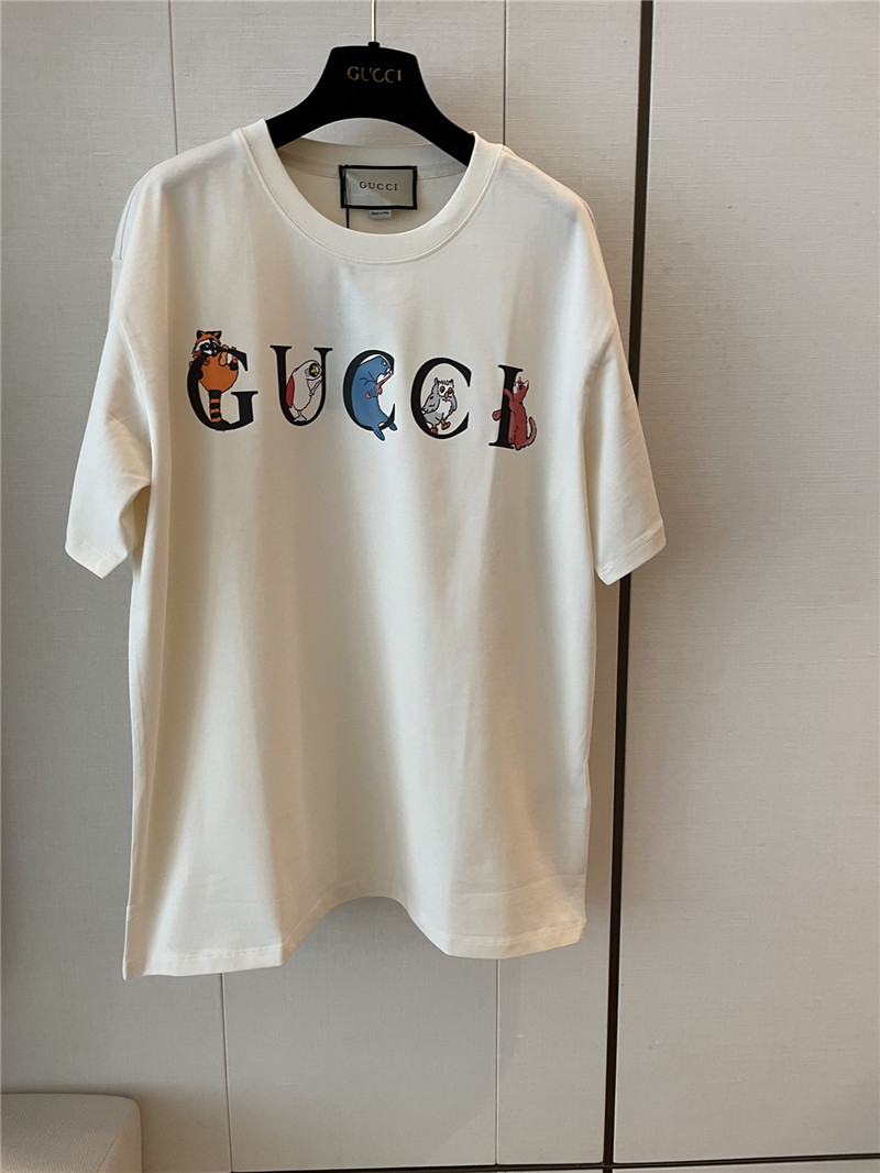 Gvc*1 animal print short sleeve replica d&g clothing