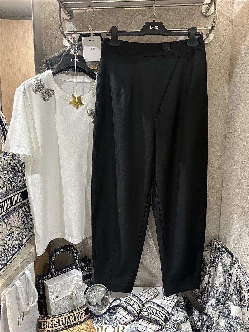 L0ew* wool dad pants cheap replica designer clothes