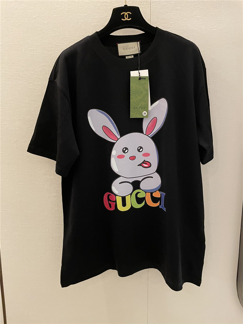 Gvc*1 big ear rabbit short sleeve replica d&g clothing