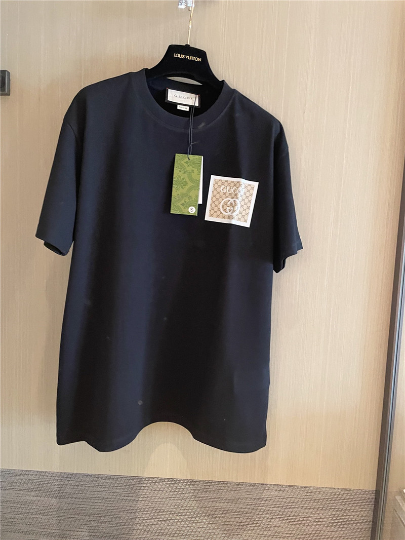 Gucci pure cotton short sleeve replica designer clothes