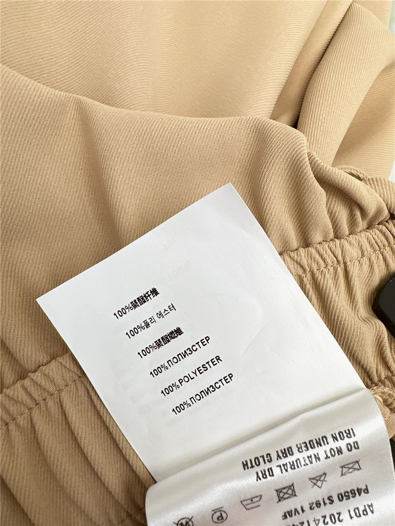 Pra*a new belt decorated trousers replica clothing