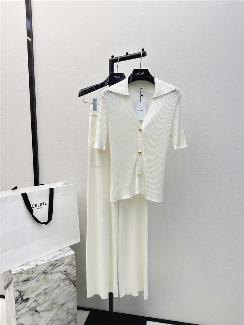 celine lazy style ice silk suit replica d&g clothing