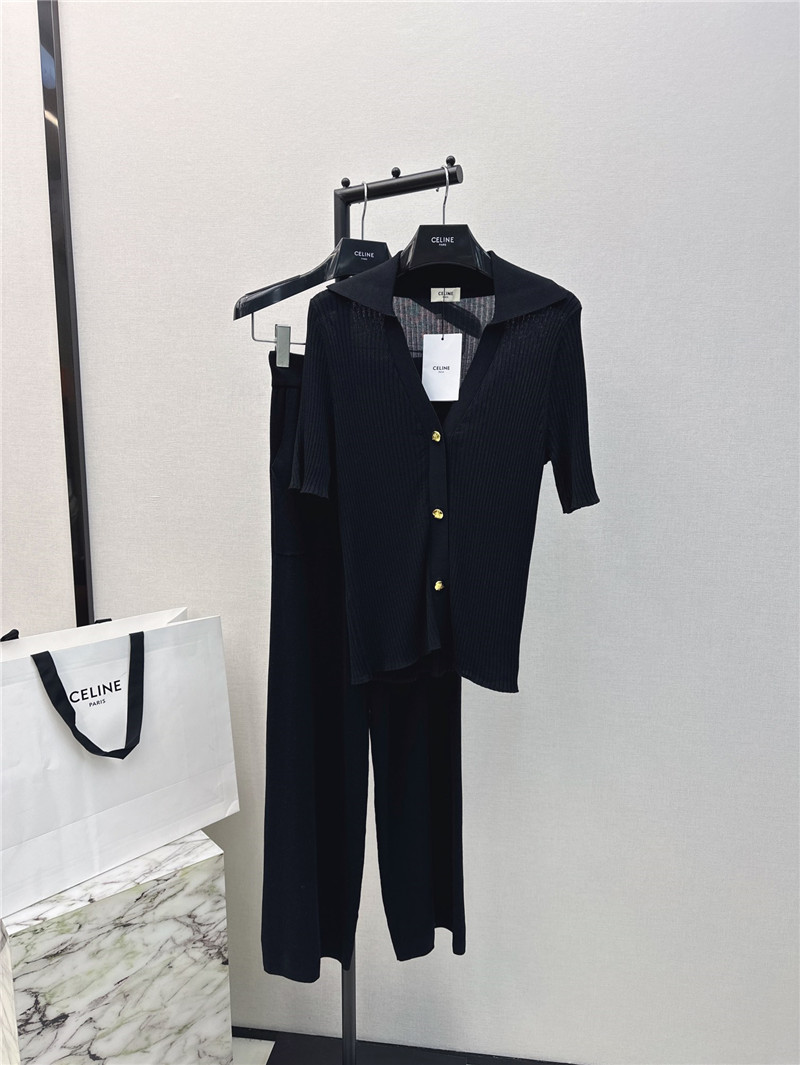 celine lazy style ice silk suit replica d&g clothing