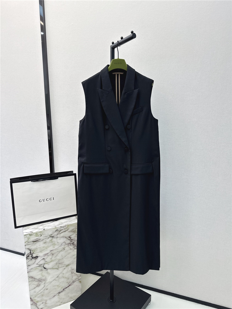 Gucci latest long vest replica designer clothes