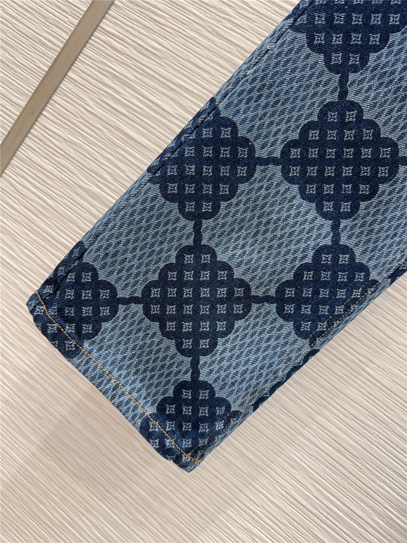 louis vuitton LV denim jeans replica designer clothes