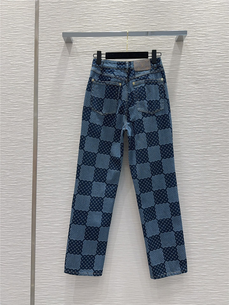 louis vuitton LV denim jeans replica designer clothes