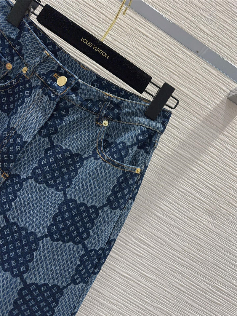 louis vuitton LV denim jeans replica designer clothes