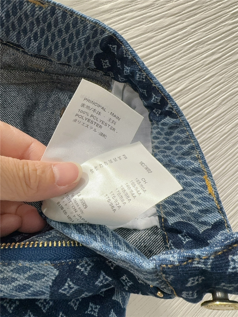 louis vuitton LV denim jeans replica designer clothes