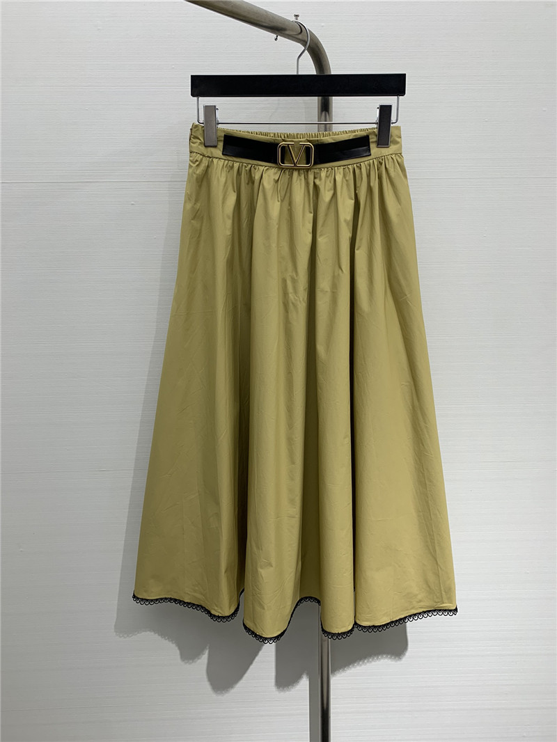 valentino solid color long skirt replica designer clothing websites