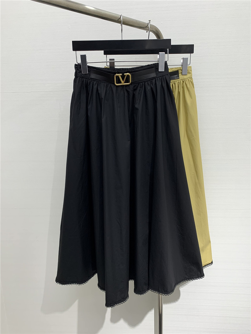 valentino solid color long skirt replica designer clothing websites