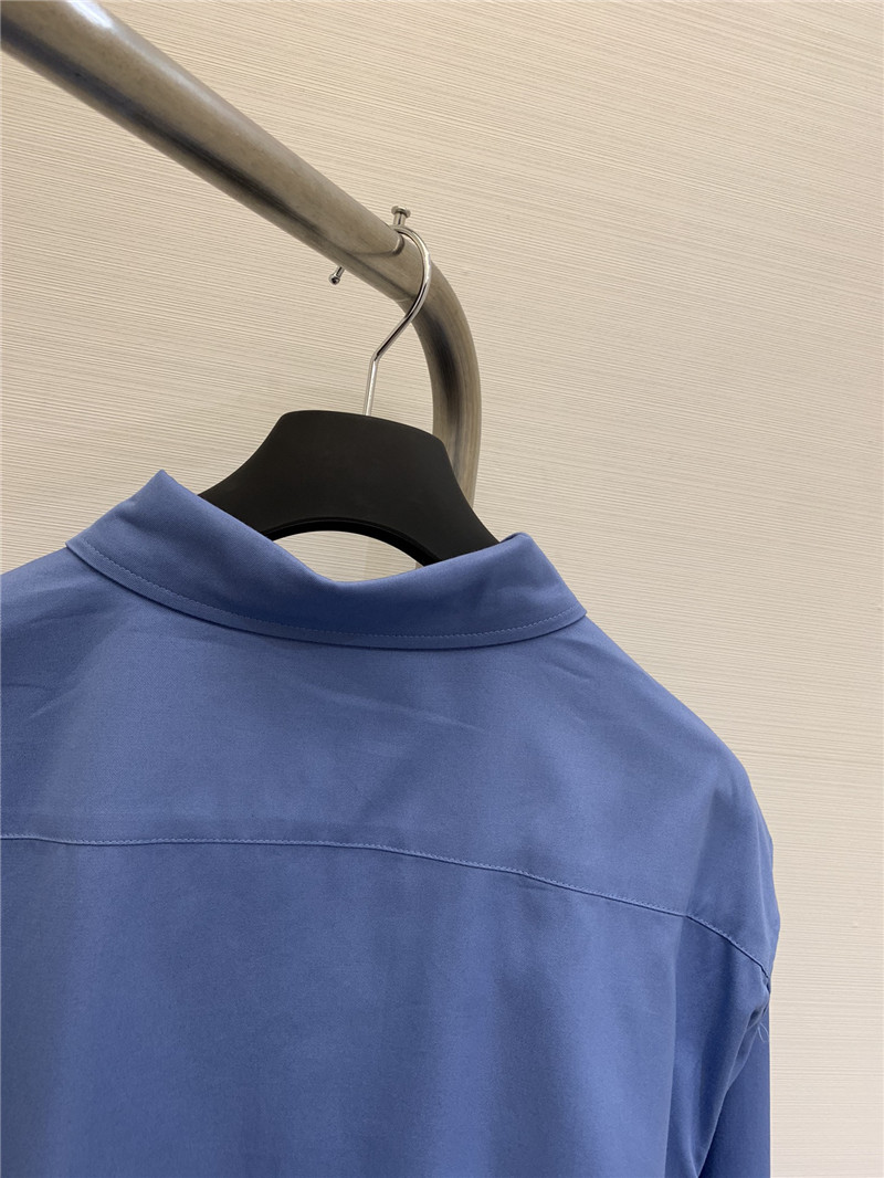 L0ew* embroidered logo cotton shirt replica d&g clothing