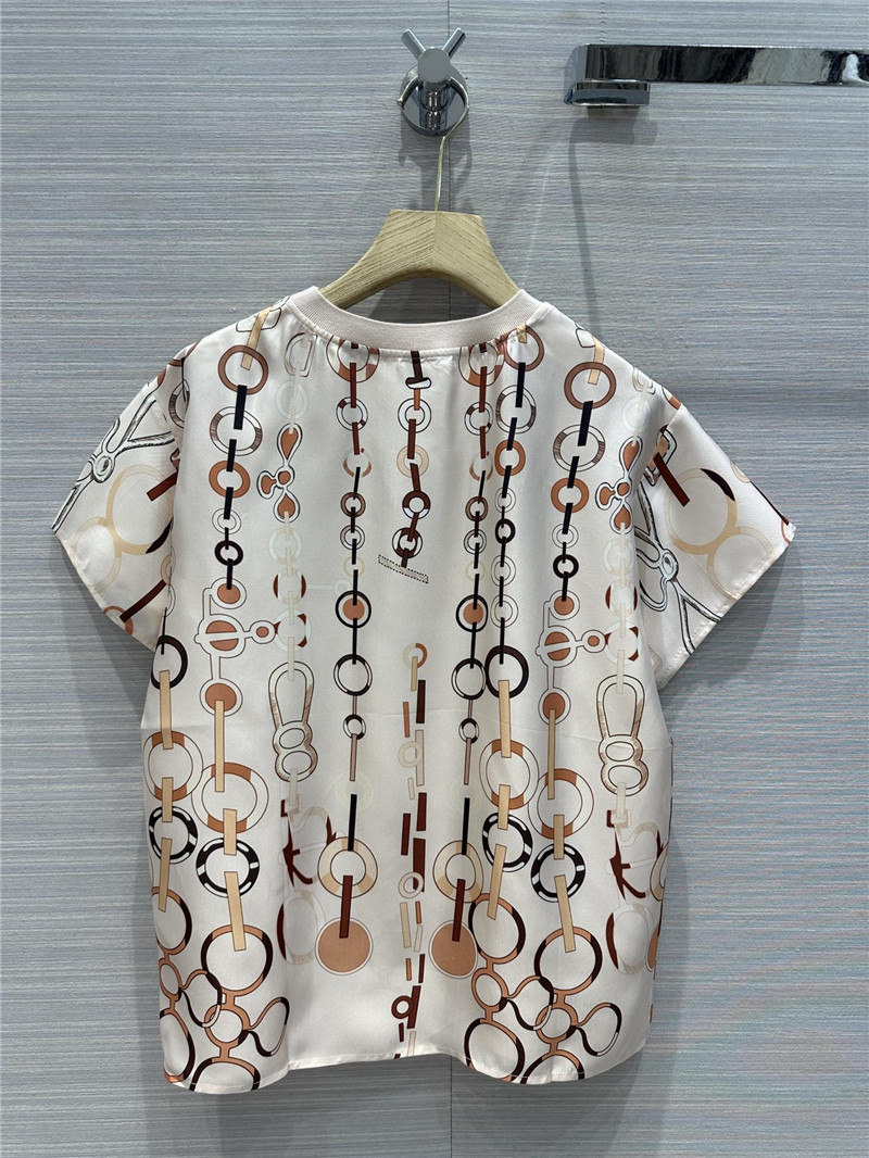 H**me5 silk short sleeve top replica d&g clothing