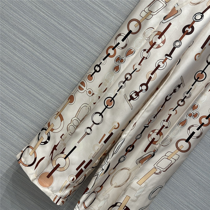 H**me5 silk straight wide leg pants replica designer clothes