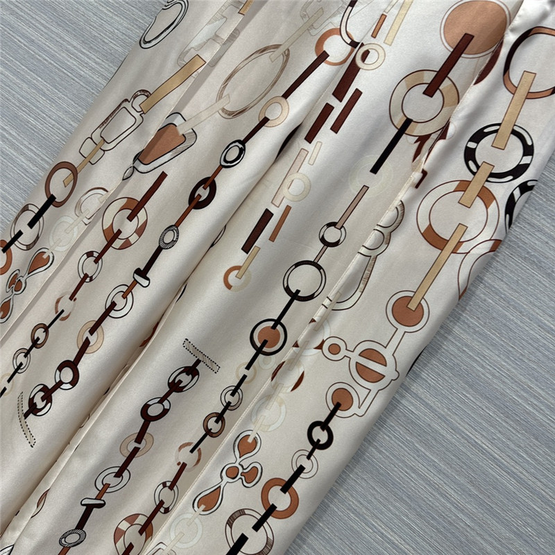 H**me5 silk straight wide leg pants replica designer clothes