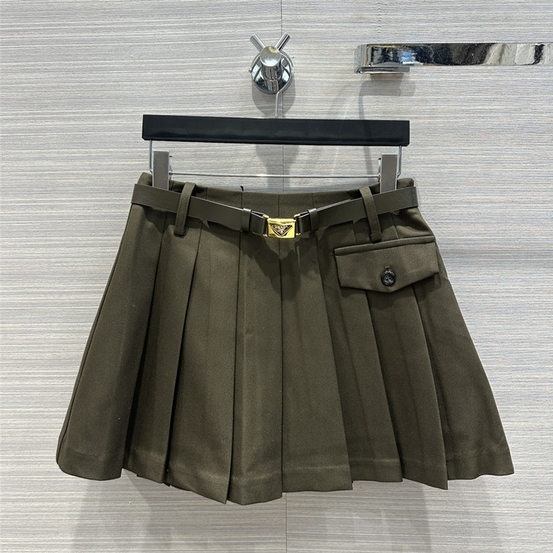 prada preppy pleated mini skirt replica d&g clothing