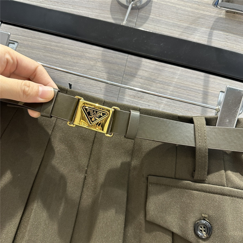 Pra*a preppy pleated mini skirt replica d&g clothing