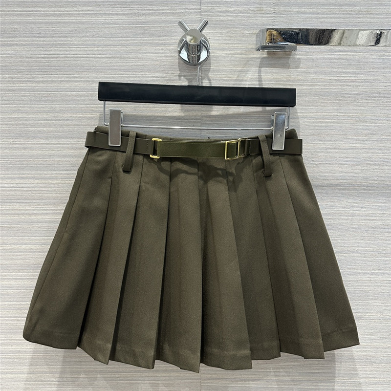 Pra*a preppy pleated mini skirt replica d&g clothing