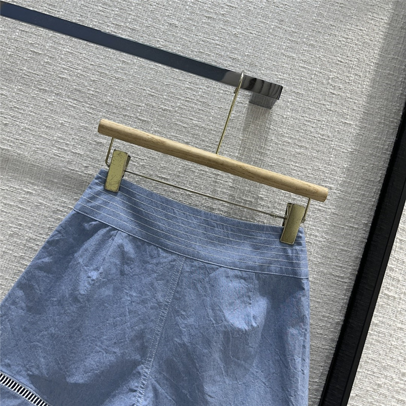 Chloé crocheted cutout blue shorts replica clothing