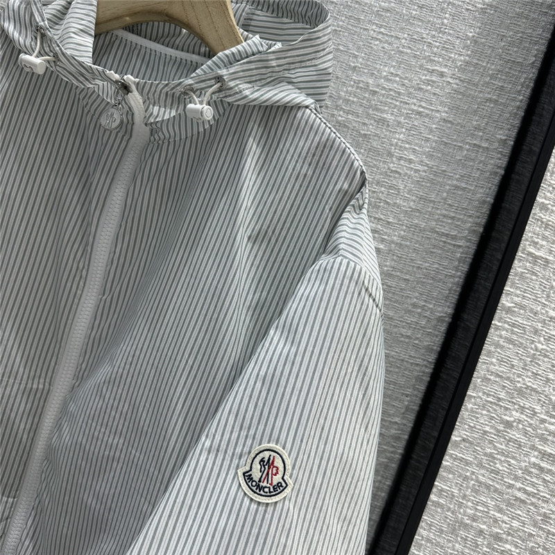 Moncler casual striped light windbreaker replica designer clothes