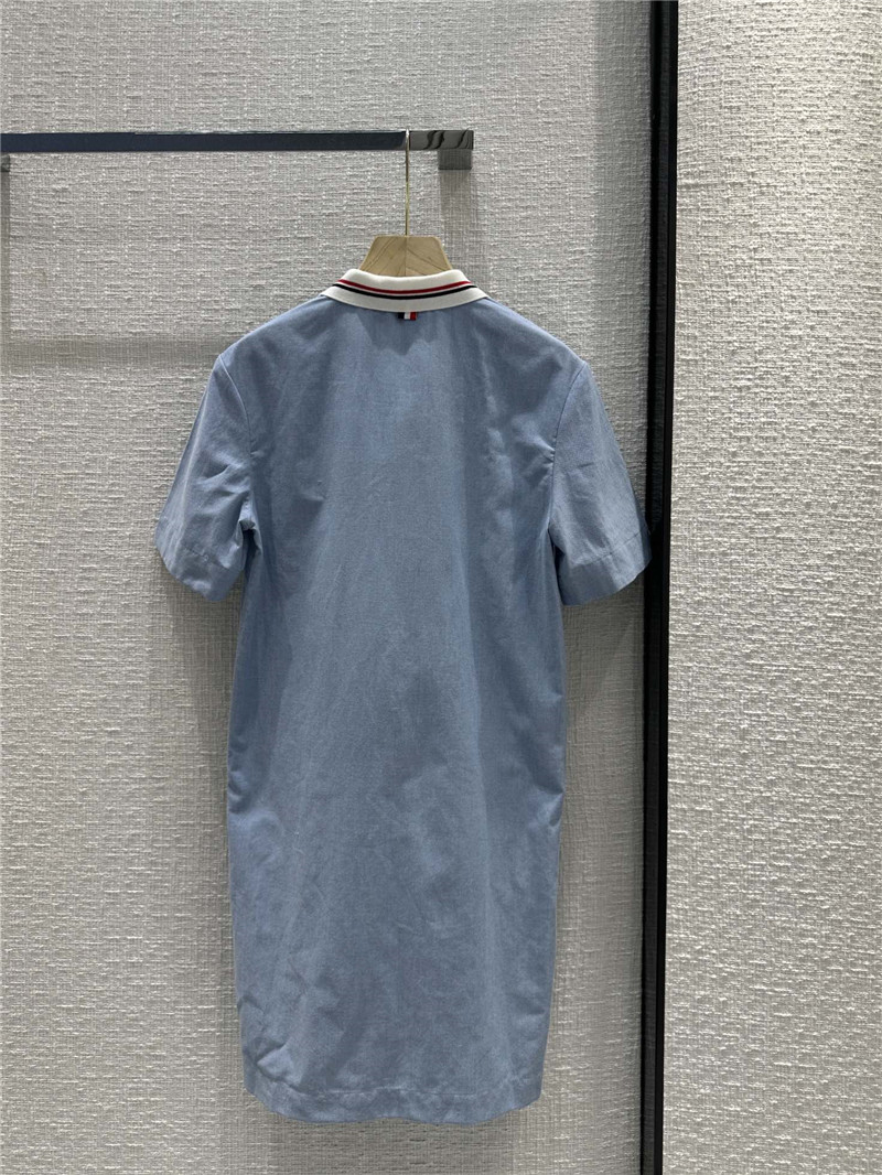 Thom Browne crochet pocket Polo collar dress replica clothing