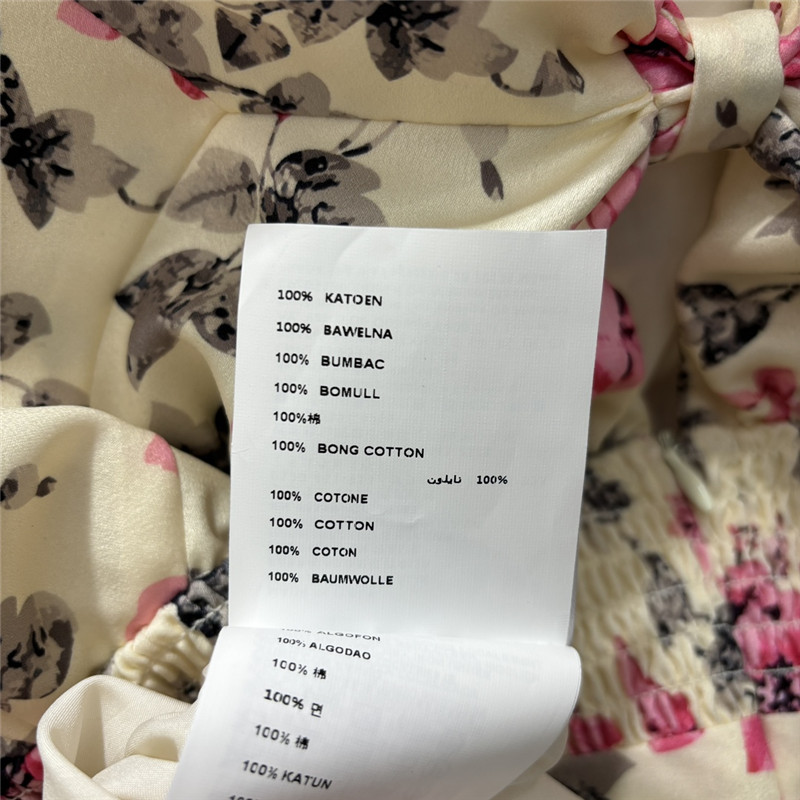 prada floral V-neck crossover sleeveless dress replica clothing