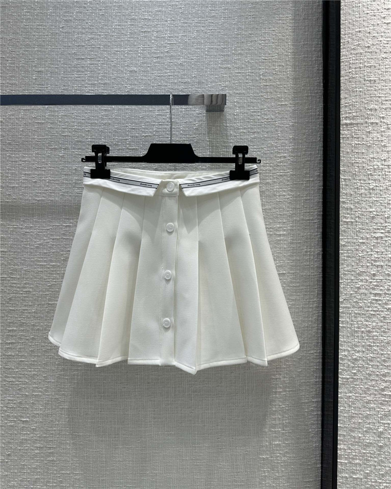 alexander wang mid-high waist pleated skirt replica clothes