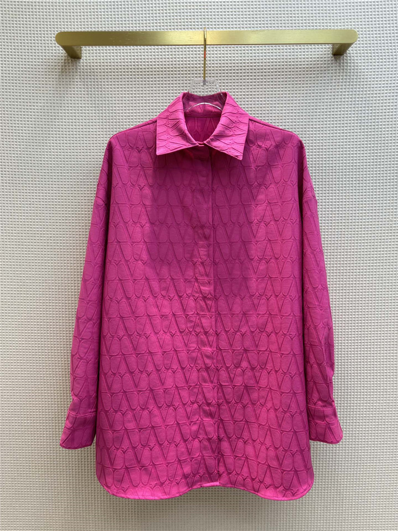 valentino letter jacquard shirt replica d&g clothing