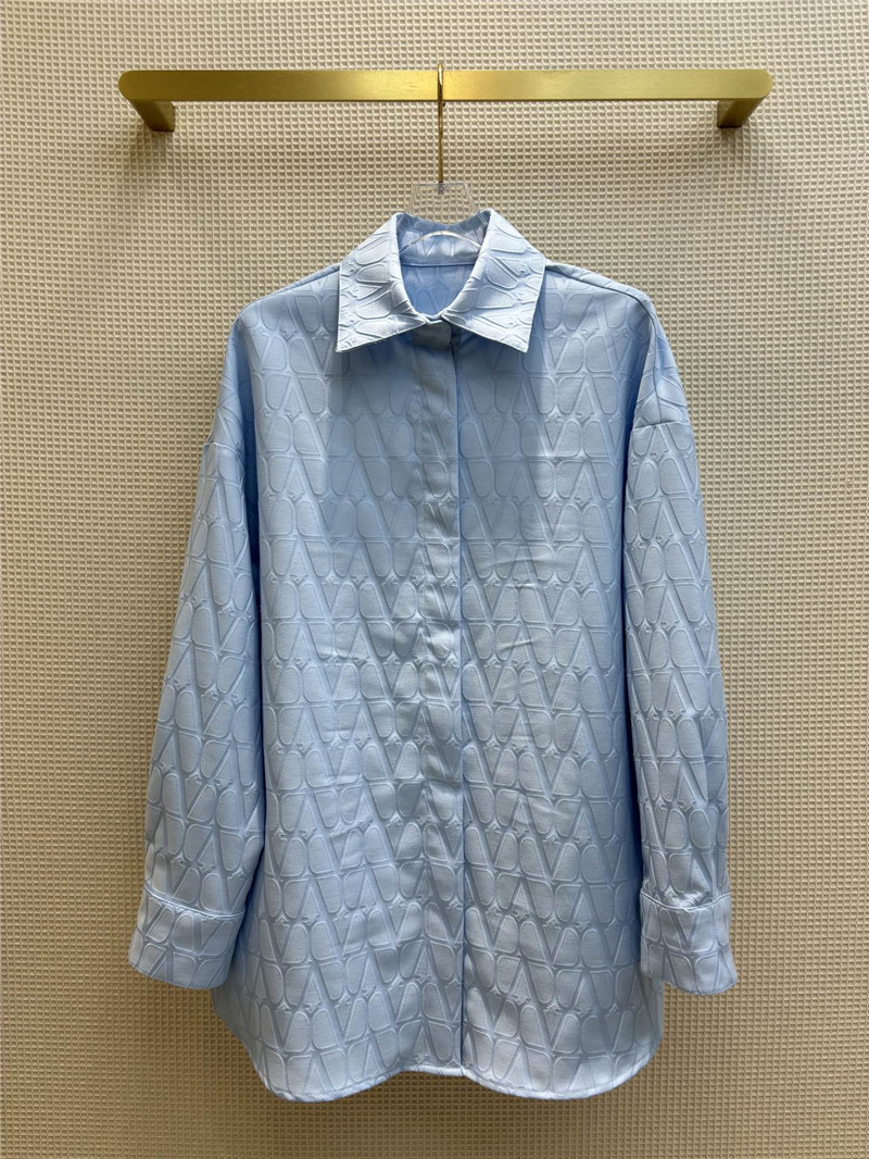 valentino letter jacquard shirt replica d&g clothing