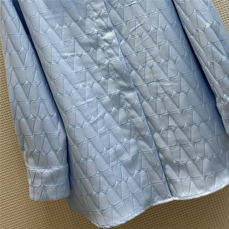 Va1e*ntin0 letter jacquard shirt replica d&g clothing