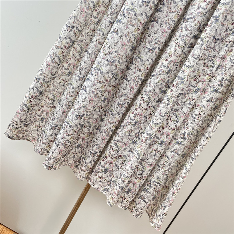 D10r dragonfly element pattern long skirt replica d&g clothing