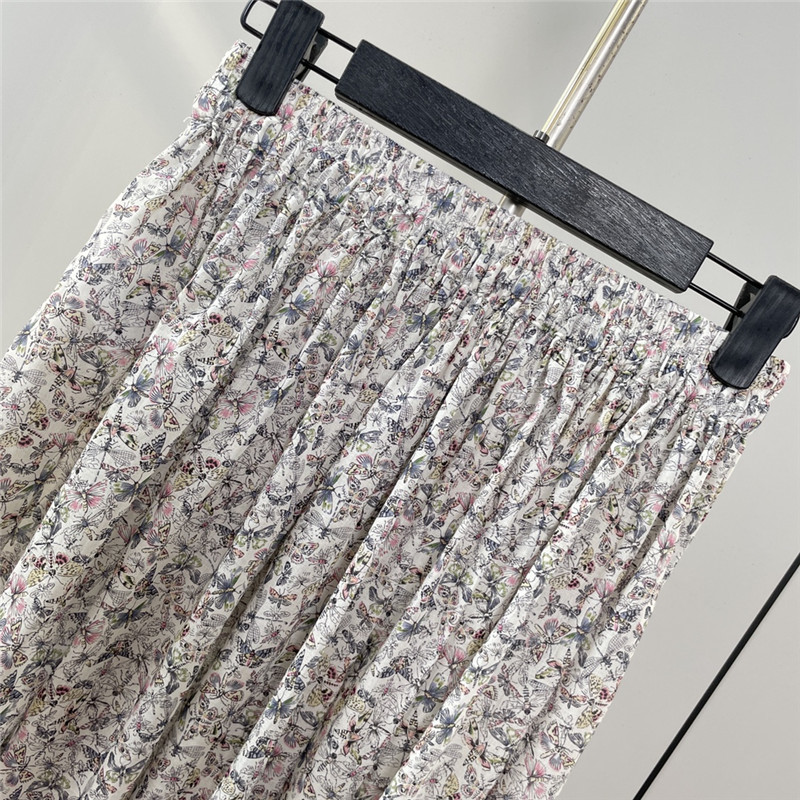 D10r dragonfly element pattern long skirt replica d&g clothing