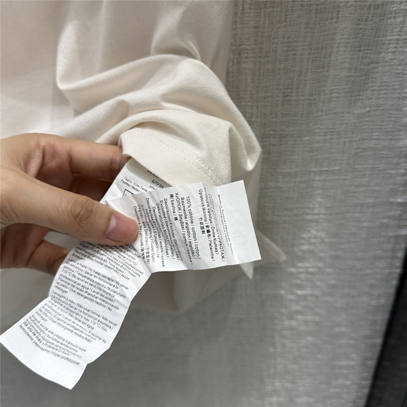 Vanitoo embroidered butterfly cotton T-shirt replica clothing