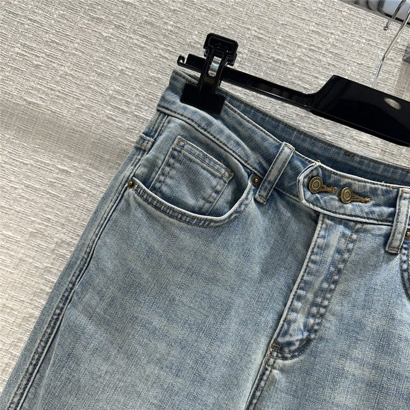 Y51 2 button bootcut jeans replica clothing