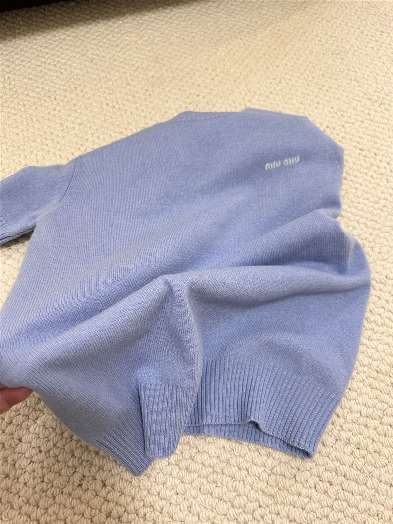 M1um1u cashmere short sleeve replica d&g clothing