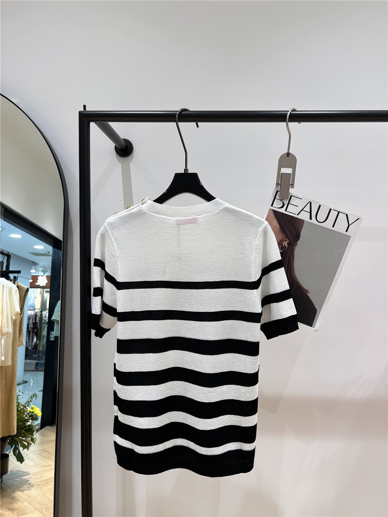 Va1e*ntin0 knitted striped top replica d&g clothing