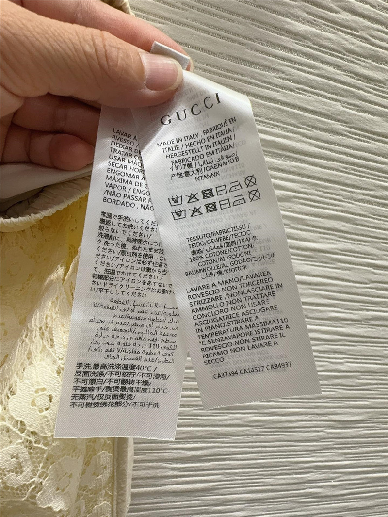 Gvc*1 lace water-soluble flower hollow suit replica d&g clothing