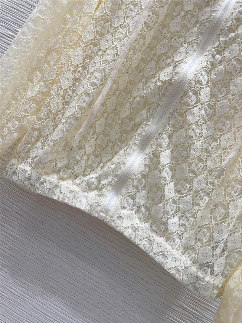 Gvc*1 lace water-soluble flower hollow suit replica d&g clothing