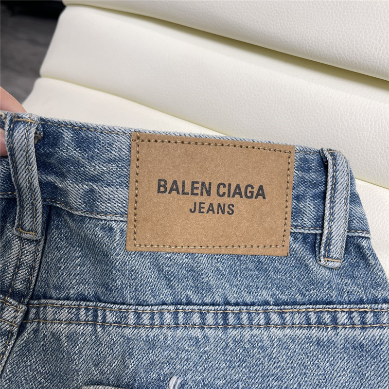 Ba1en*iaga printed denim skirt replica designer clothes