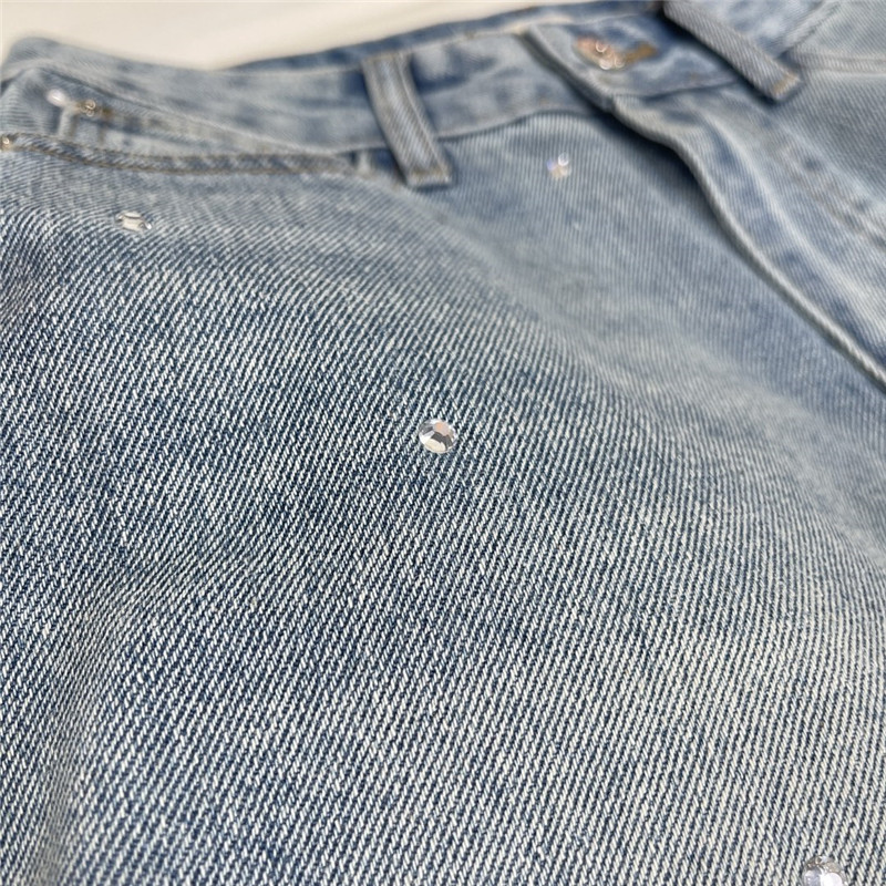 m1um1u hot D1am0nd denim shorts replica clothes