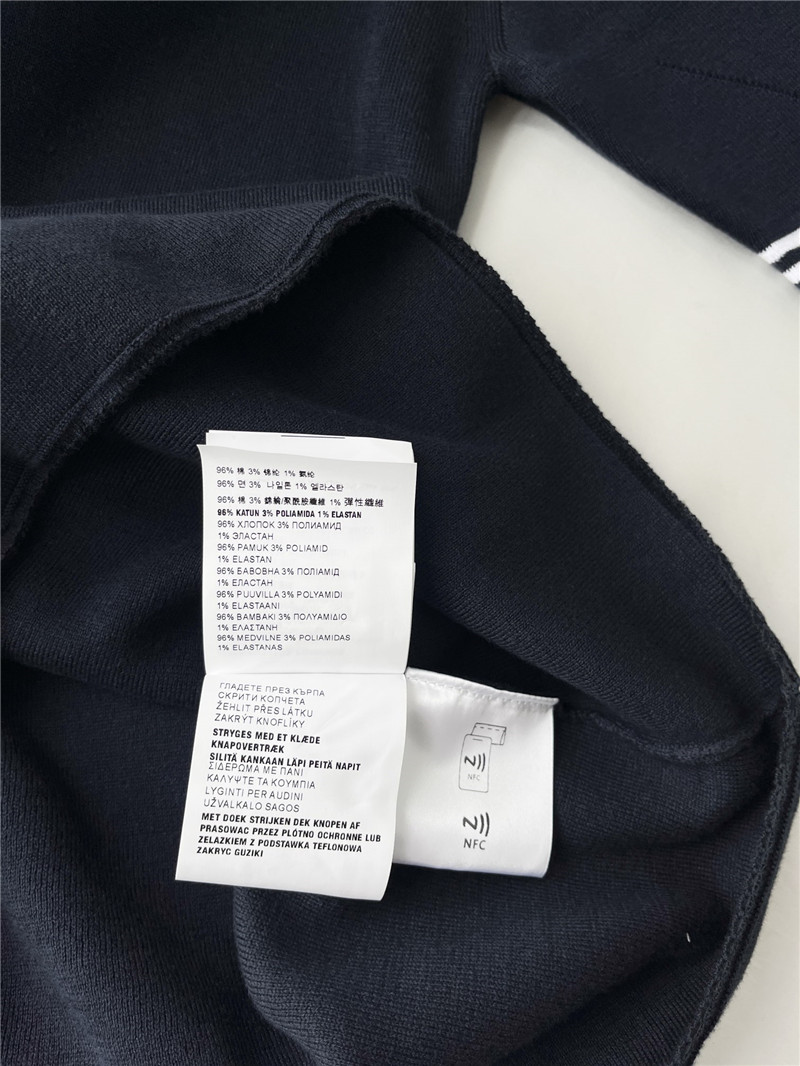 M1um1u navy knitted dress replica designer clothes