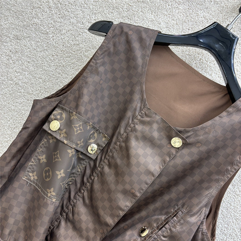 l0vis Vvtt0n lv drawstring dress replica clothes