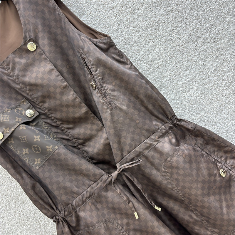 l0vis Vvtt0n lv drawstring dress replica clothes