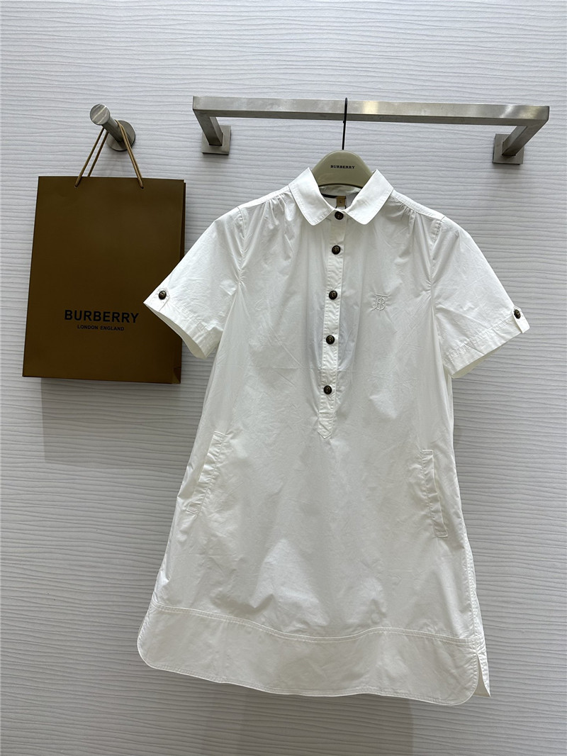 Burberry shirt collar dress replica clothing