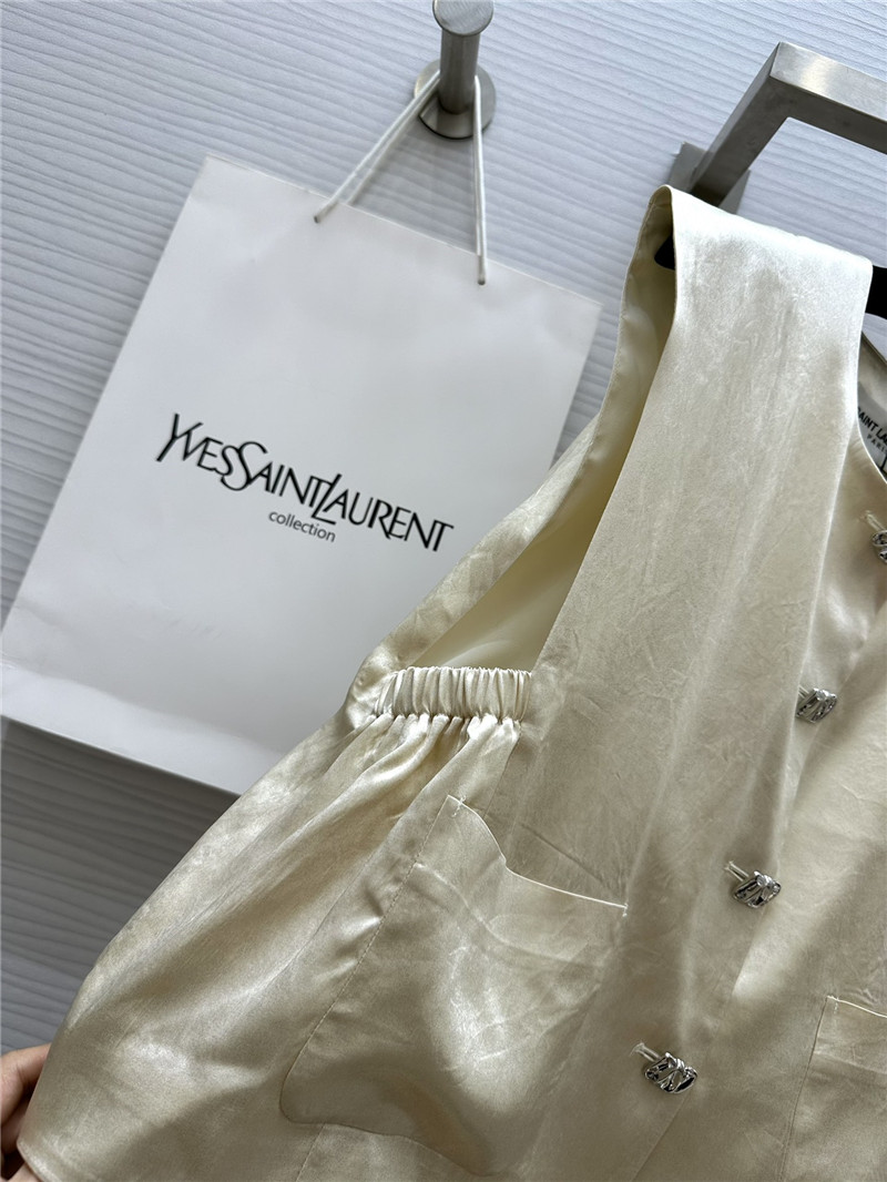 Y51 acetate satin vest dress replica clothes