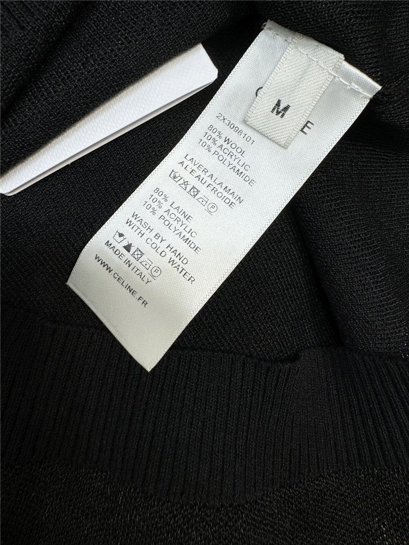 Ce1i*e contrasting color knitted vest cheap replica designer clothes