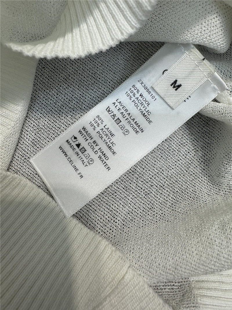 Ce1i*e contrasting color knitted vest cheap replica designer clothes