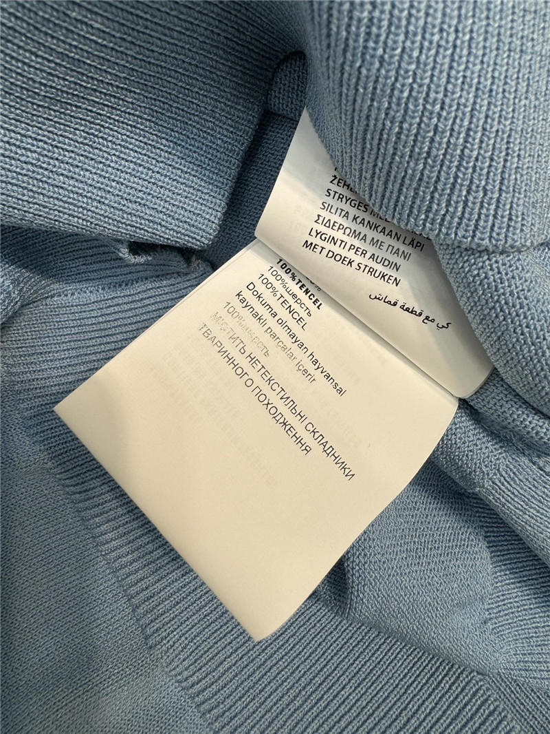 Pra*a round neck knitted short sleeve replica d&g clothing